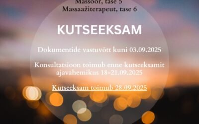KUTSE ANDMINE JA TAASTÕENDAMINE SEPTEMBER 2025